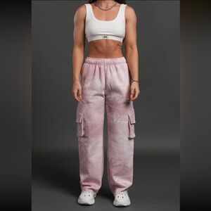NWT DarcSport Pink Camouflage Joggers